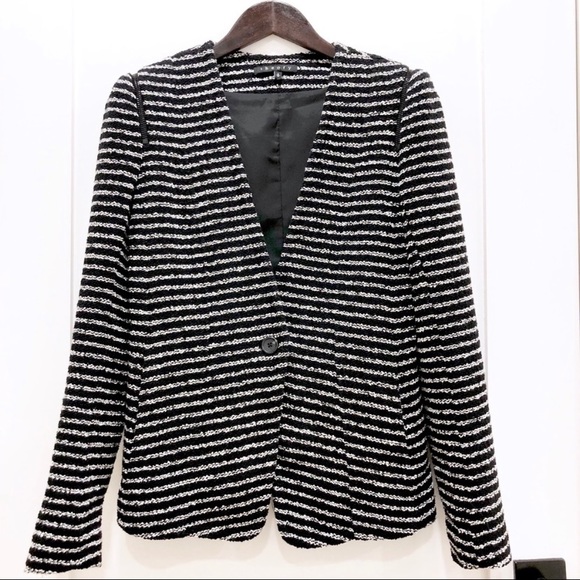 Theory Striped Blazer - Picture 1 of 5